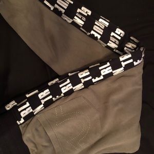 Tire Religon Olive Green Joggers